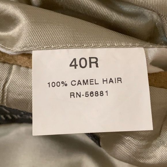 Men’s Camel Hair Sport Coat, size 40R, Club Room - Picture 10 of 16